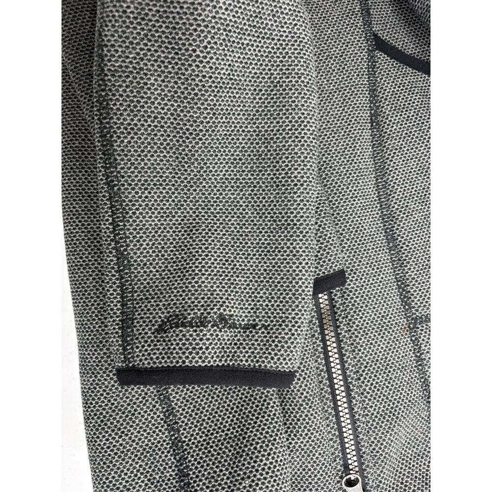Eddie Bauer Women's Weekend Fleece Jacket Sz M Gray Green Hue Textured Outdoors - Picture 3 of 8